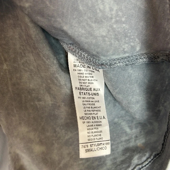 THE CLAS-SIC Muscle Acid Wash Print Top Size Small - Picture 5 of 5